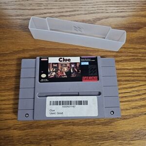 Clue cartridge for SNES